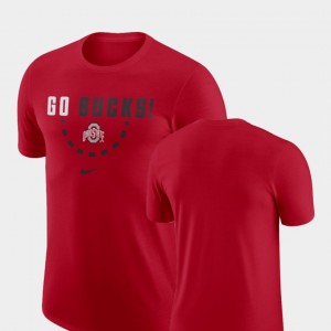 Nike Basketball Team Mens Scarlet OSU T-Shirt