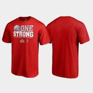 For Men Scarlet Ohio State Buckeyes T-Shirt 2019 Rose Bowl Champions Endaround Fanatics Branded