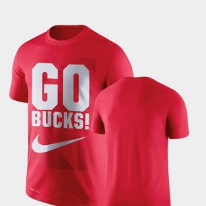 Performance Nike Men's OSU Buckeyes T-Shirt Legend Franchise Scarlet