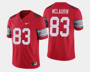 Scarlet #83 Terry McLaurin OSU Jersey Men's 2018 Spring Game Limited
