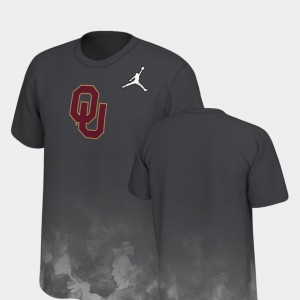 2018 College Football Playoff Bound OU Sooners T-Shirt Men Team Issue Nike Anthracite