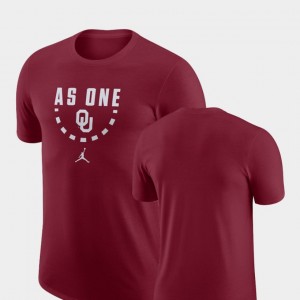 Basketball Team Crimson Jordan Brand OU T-Shirt Men's