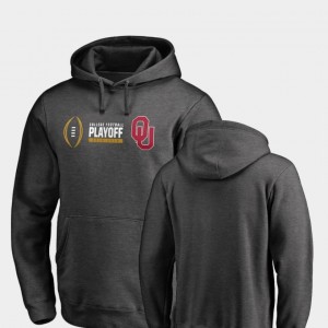 Heather Gray OU Hoodie Cadence Fanatics Branded Mens 2018 College Football Playoff Bound
