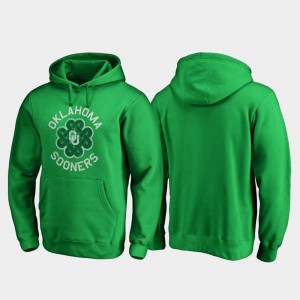 St. Patrick's Day Kelly Green Luck Tradition Fanatics Branded For Men Oklahoma Hoodie