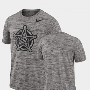 Men's Charcoal Performance Nike OSU T-Shirt 2018 Player Travel Legend
