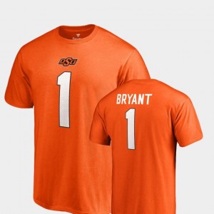 Orange Dez Bryant Oklahoma State University T-Shirt Name & Number College Legends #1 Men