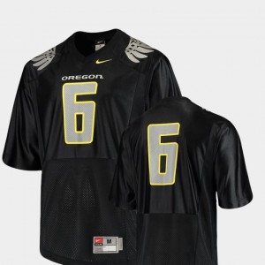 Black Replica Nike #6 Oregon Ducks Jersey Mens College Football