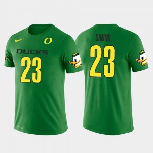 Green Mens Patrick Chung University of Oregon T-Shirt Future Stars New England Patriots Football #23