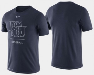 College Baseball Penn State T-Shirt Men Dugout Performance Navy