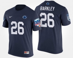 Bowl Game Navy For Men #26 Fiesta Bowl Saquon Barkley Penn State Nittany Lions T-Shirt