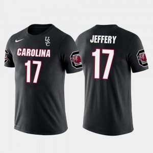 Philadelphia Eagles Football Black Future Stars Alshon Jeffery South Carolina T-Shirt For Men's #17
