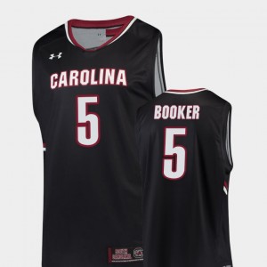 College Basketball Replica Frank Booker University of South Carolina Jersey For Men's Black #5