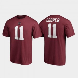 Name & Number Garnet #11 For Men's College Legends Pharoh Cooper South Carolina T-Shirt