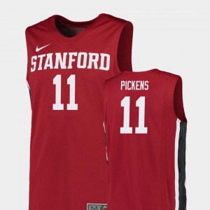 Dorian Pickens Cardinal Jersey Replica College Basketball #11 For Men Red