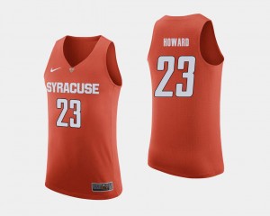 Frank Howard Syracuse University Jersey Orange College Basketball #23 Men's