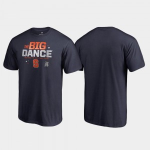 Navy March Madness 2019 NCAA Basketball Tournament Mens Big Dance Cuse Orange T-Shirt