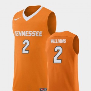 Grant Williams Vols Jersey #2 College Basketball Men's Orange Replica