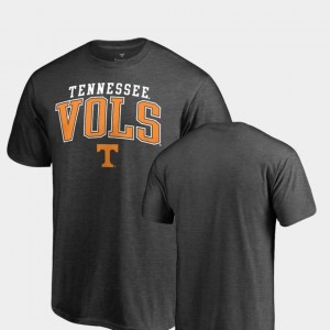 Heathered Charcoal Mens Tennessee Volunteers T-Shirt Fanatics Branded Square Up