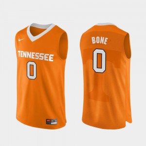Orange Authentic Performace #0 Jordan Bone Tennessee Vols Jersey College Basketball Men's