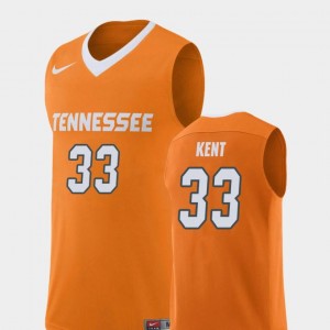 #33 Orange Zach Kent Tennessee Vols Jersey College Basketball Mens Replica