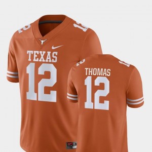 Men College Football Nike Game Orange #12 Earl Thomas Texas Longhorns Jersey