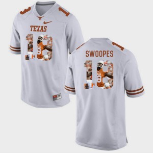 Tyrone Swoopes UT Jersey Pictorial Fashion #18 For Men White