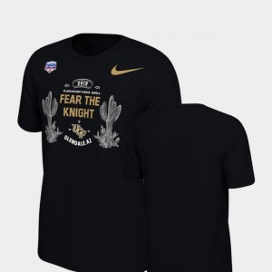 Men's Verbiage Nike University of Central Florida T-Shirt 2019 Fiesta Bowl Bound Black