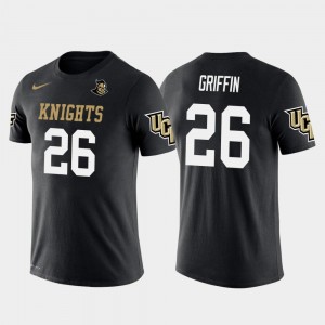 Black Shaquill Griffin UCF T-Shirt #26 For Men Future Stars Seattle Seahawks Football