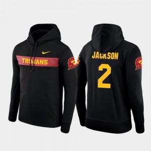 Adoree' Jackson USC Trojans Hoodie For Men #2 Nike Football Performance Sideline Seismic Black
