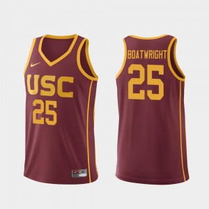 #25 Replica Bennie Boatwright USC Jersey College Basketball Men's Cardinal