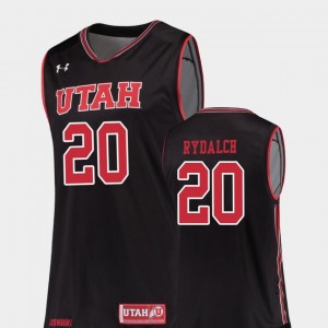 Replica College Basketball Black Beau Rydalch University of Utah Jersey For Men's #20