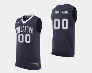 For Men's Villanova Customized Jerseys Navy #00 College Basketball
