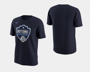 Villanova T-Shirt For Men Navy Basketball National Champions 2018 Celebration II