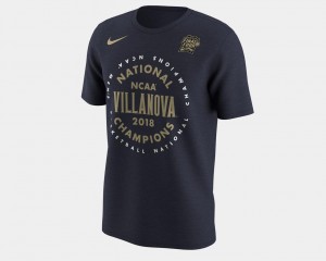 Basketball National Champions Nova T-Shirt 2018 Celebration Navy Men's
