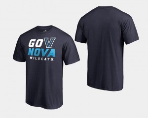 Basketball National Champions 2018 Go Nova Fanatics Branded Navy For Men's Villanova Wildcats T-Shirt