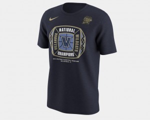 Villanova Wildcats T-Shirt For Men Navy 2018 Locker Room Basketball National Champions