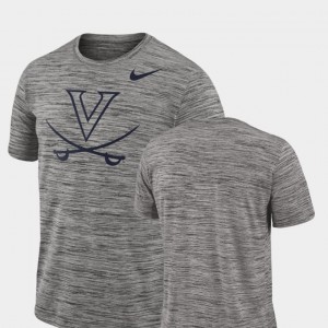 Men Performance Nike Charcoal UVA T-Shirt 2018 Player Travel Legend