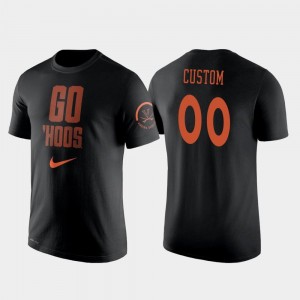 Nike 2 Hit Performance For Men's Virginia Cavaliers Customized T-Shirts Black #00 College Basketball