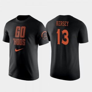 Nike 2 Hit Performance College Basketball #13 Grant Kersey UVA Cavaliers T-Shirt Black Men's