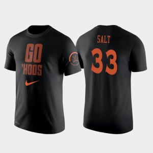 Nike 2 Hit Performance Black Jack Salt UVA T-Shirt College Basketball Mens #33