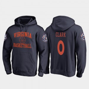 #0 Fanatics Branded College Basketball For Men In Bounds Kihei Clark Virginia Cavaliers Hoodie Navy