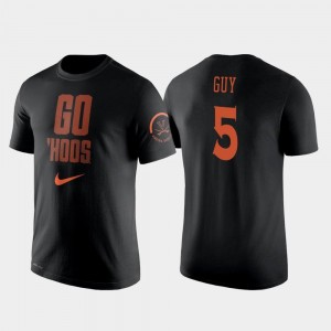 #5 College Basketball For Men's Kyle Guy Cavaliers T-Shirt Nike 2 Hit Performance Black