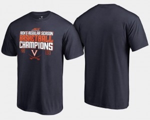 UVA T-Shirt Basketball Regular Season For Men's Navy 2018 ACC Champions