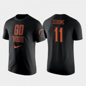 Black Nike 2 Hit Performance For Men #11 Ty Jerome University of Virginia T-Shirt College Basketball
