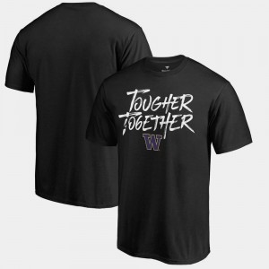 Fanatics Branded Tougher Together UW Huskies T-Shirt Black Mens