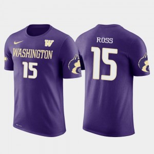 For Men Purple #15 Cincinnati Bengals Football John Ross Washington T-Shirt Future Stars