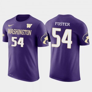 #54 For Men Mason Foster Washington T-Shirt Future Stars Purple Washington Redskins Football