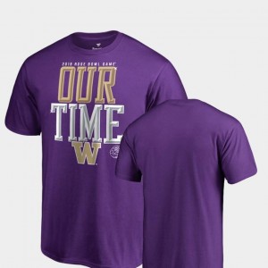 Washington T-Shirt Counter Big & Tall 2019 Rose Bowl Bound Men Purple