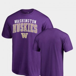 Washington T-Shirt Men's Purple Fanatics Branded Square Up