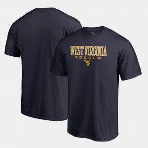 Big & Tall Soccer Navy West Virginia Mountaineers T-Shirt Men True Sport
